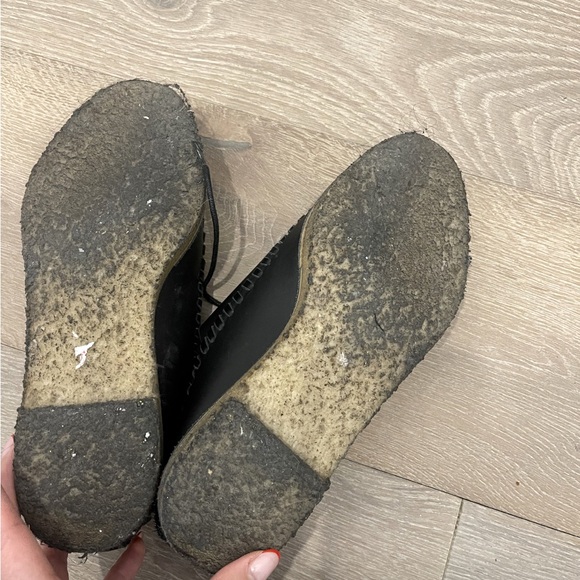 Miista London black leather pointed loafers size women’s 7.5. EUC - Picture 2 of 2